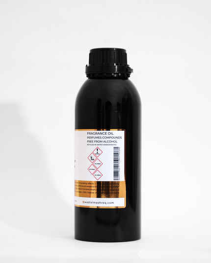 WADI Al Mashreq concentrated fragrance oil bottle, back view