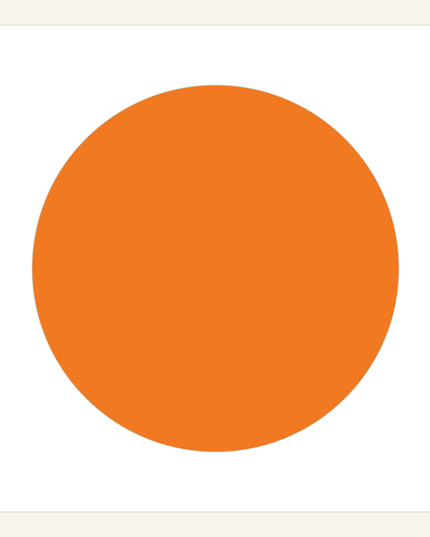 Orange colour swatch