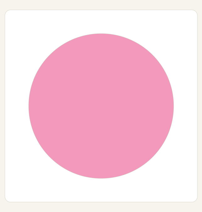 Pink colour swatch