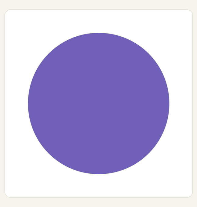Violet colour swatch