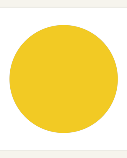 Yellow colour swatch